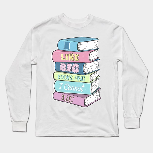 Books Long Sleeve T-Shirt by AV